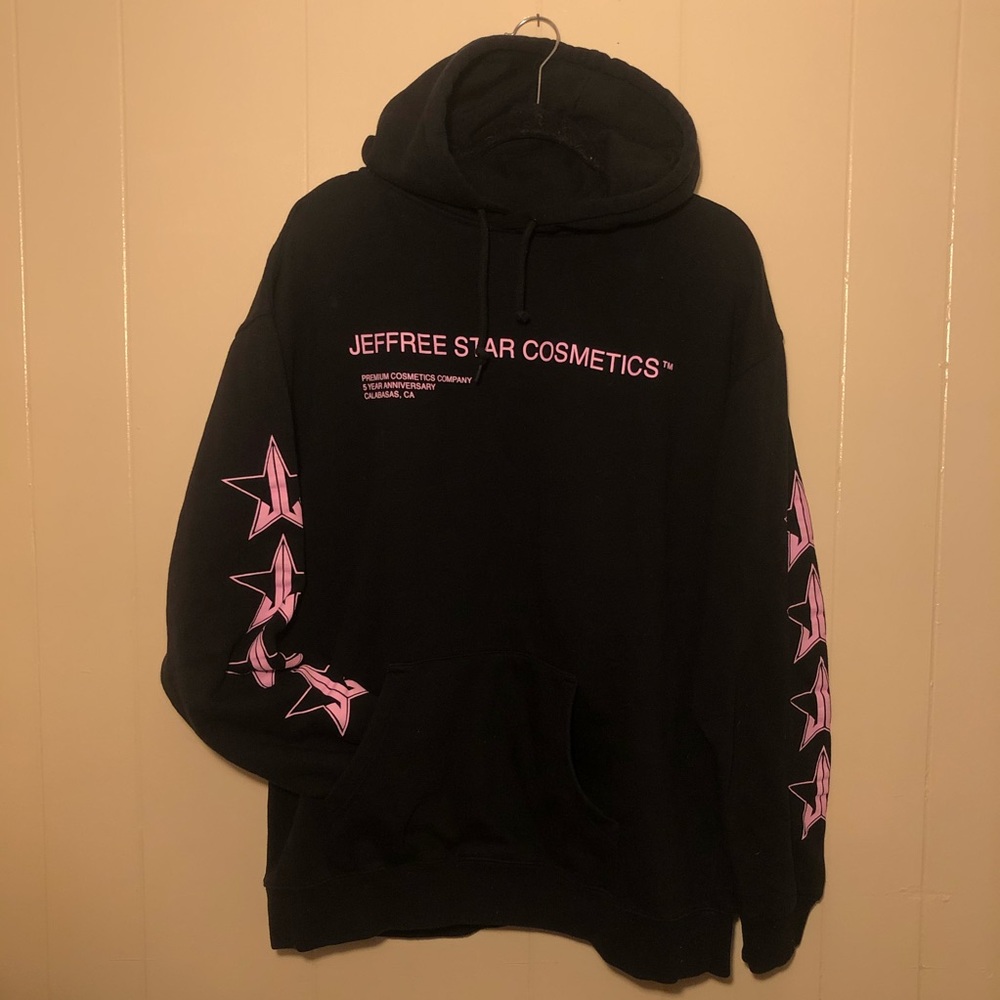 Jeffree Star Black 5 Year Anniversary Hoodie
